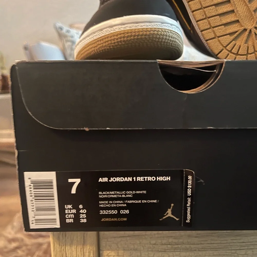 VNDS Air Jordan Retro 1 OG High Melo 2015 - Rare Size 7 Mens - 100% Authentic - Picture 3 of 7